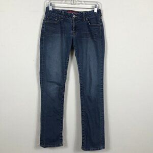 Lucky Brand jeans Lola Straight leg dark wash blue size 26 classic closet staple